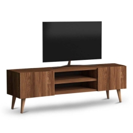 Έπιπλο Tηλεόρασης Etna 117642 120x30x40cm Walnut Μελαμίνη