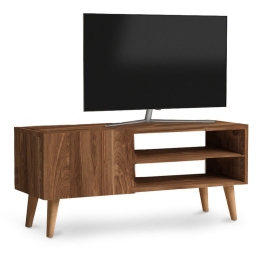 Έπιπλο Tηλεόρασης Porto 117698 90x32x42cm Walnut Μελαμίνη