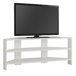 Έπιπλο Tηλεόρασης Γωνιακό Thales 214362 110x36x45cm White Μελαμίνη