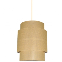 Φωτιστικό Οροφής Holdon 0208905 30x30x70cm 1xE27 60W Beige Megapap Rattan