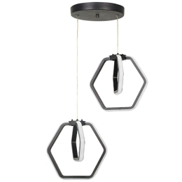Φωτιστικό Οροφής Holt 0189414 20x20x68cm Led 48W Black Megapap Μέταλλο