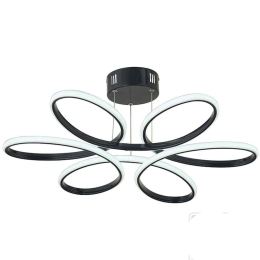 Φωτιστικό Οροφής Herring 0189435 65x65x58cm Led 80W 4000Κ Black Megapap Μέταλλο