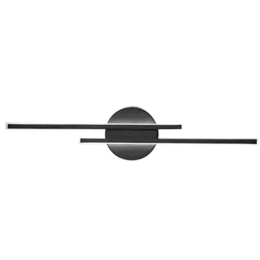 Φωτιστικό Τοίχου - Απλίκα Frode 0189484 70x10x10cm Led 20W 4000K Black Megapap Μέταλλο