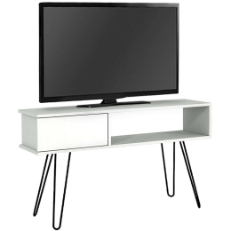 Έπιπλο Τηλεόρασης Palma 0212832 120x29,5x68,5cm Walnut-White