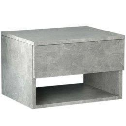 Κομοδίνο Bianca 0211732 40x30x23cm Grey
