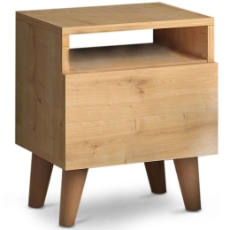 Κομοδίνο Luce 0117767 40x30x47,6cm Oak