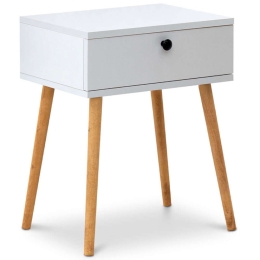 Κομοδίνο Pauline 0127258 45x35x61cm White