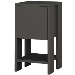 Κομοδίνο Ema 0207528 30x30x55cm Anthracite