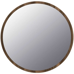 Καθρέπτης Τοίχου Glob 0216052 59x2x59cm Walnut Megapap Melamine