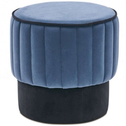 Σκαμπό Rose 0213630 40x40x40cm Blue-Black