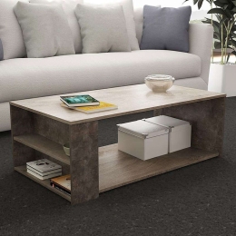 Τραπεζάκι Σαλονιού Gennaro 0204631 110x60x40cm Grey-Oak