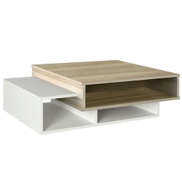 Τραπεζάκι Σαλονιού Tab 0215960 105x60x32cm Natural-White