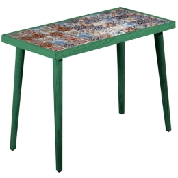 Τραπεζάκι Σαλονιού Βοηθητικό Mayra 0212596 62x32x45cm Green