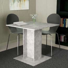 Τραπέζι Clement 0208267 79x79x77cm Grey Μελαμίνη