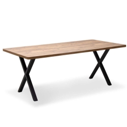 Τραπέζι Jeremy 0212176 200x100x75cm Natural-Black