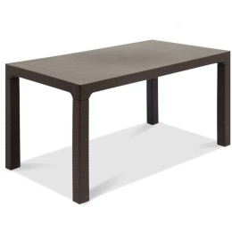 Τραπέζι Κήπου Adler 0097233 140x80x75cm Brown