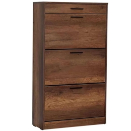 Παπουτσοθήκη Flat 0080439 75x29x128cm Walnut Μελαμίνη