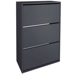 Παπουτσοθήκη Nave 0212619 73,6x24x110cm Anthracite Μελαμίνη