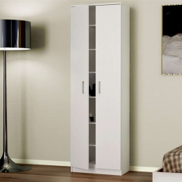 Παπουτσοθήκη - Ντουλάπα Renzo 0204654 60x33x192cm White Μελαμίνη