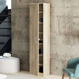 Παπουτσοθήκη Terzo 0204649 45x33x192cm Grey Oak Μελαμίνη