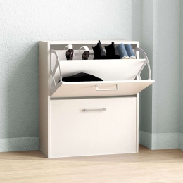 Παπουτσοθήκη Ennio 0204663 58x25x84,3cm White Μελαμίνη