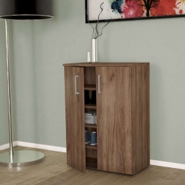 Παπουτσοθήκη Vico 0212197 60x33x81cm Light Walnut Μελαμίνη