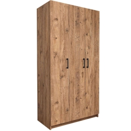 Ντουλάπα Dacota 0212529 90x47x180cm Oak Τρίφυλλη