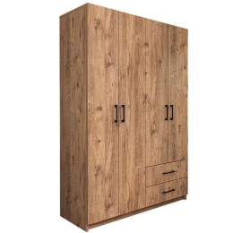 Ντουλάπα Dacota 0212526 120x47x180cm Oak Τετράφυλλη