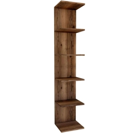 Βιβλιοθήκη - Ραφιέρα Ogden 0212551 34,5x30x180cm Walnut