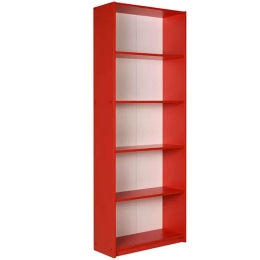 Βιβλιοθήκη Max 0080403 58x23x170cm Red