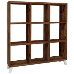 Βιβλιοθήκη Saul 0212546 88,2x20x88,2cm Walnut