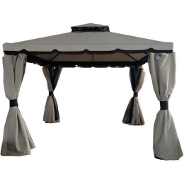 Κιόσκι Βαρέως Τύπου 0109414 300x300cm Αλουμινίου Anthracite Homeplus