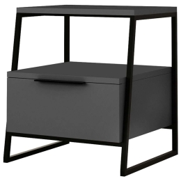 Κομοδίνο Pal 0214309 45x40x50cm Anthracite