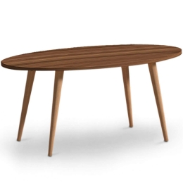 Τραπέζι Σαλονιού Orbit 0117690 118x53x41cm Walnut