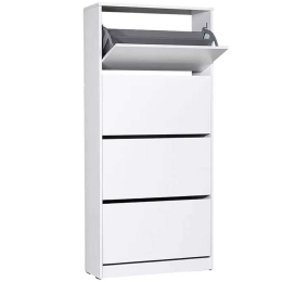 Παπουτσοθήκη Flat Duo 0080444 73x26x157cm White Μελαμίνη