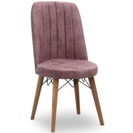 Καρέκλα Τραπεζαρίας Alegra 0230211 46x44x91cm Apple-Walnut