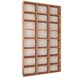 Βιβλιοθήκη Fyodor 0226150 102x16x178cm Oak