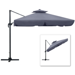 Ομπρέλα Επαγγελματική Κρεμαστή Pearl 0212250 300x300cm Anthracite