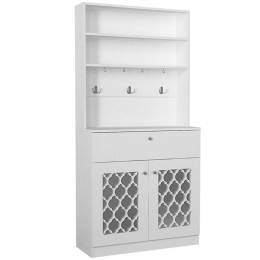 Ντουλάπι Κουζίνας Axel 0228192 90x37x183,6cm White Μελαμίνη