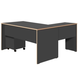 Γραφείο Αναστρέψιμη Γωνία Rio 0234174 160x144x75cm Anthracite