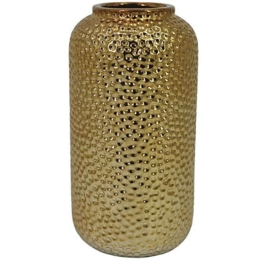 Βάζο Σφυρήλατο 15-00-22934 Φ14,8x30cm Bronze Marhome Κεραμικό