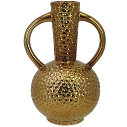 Βάζο - Στάμνα Σφυρήλατη 15-00-22937 15x24cm Bronze Marhome Κεραμικό