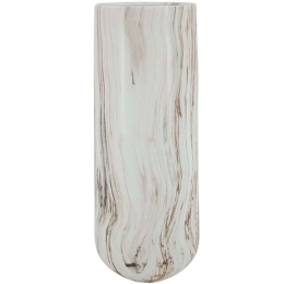 Βάζο Marble 15-00-22973 Φ15x37,5cm Multi-White Marhome Κεραμικό