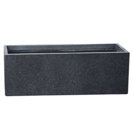 Κασπώ Ζαρντινιέρα Πήλινη 06-00-20721-M 70x25x23cm Anthracite Marhome Πηλός