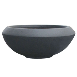 Κασπώ Πήλινο Γαβάθα 06-00-20728-L Φ55x23cm Anthracite Marhome Πηλός