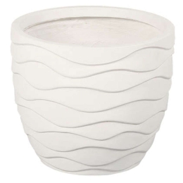 Κασπώ Πήλινο 06-00-21235-L Φ45x42cm Ecru Marhome Πηλός