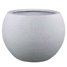 Κασπώ Πήλινο 06-00-22907-L Φ55x37cm White Marhome Πηλός