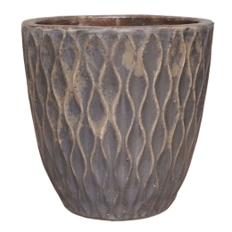 Κασπώ Πήλινο 06-00-21272-S Φ29x29cm Antique Gold Marhome Πηλός