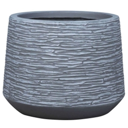 Κασπώ Πήλινο 06-00-23206-S Φ35x27cm Light Grey Marhome Πηλός