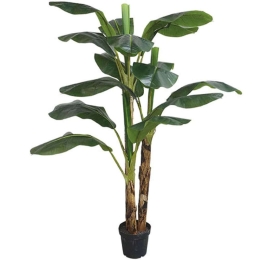 Τεχνητό Δέντρο Σε Γλάστρα Μπανανιά 04-00-18721 210cm Green Marhome Συνθετικό Υλικό